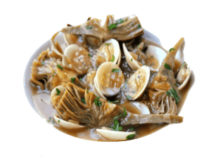 Alcachofas con almejas