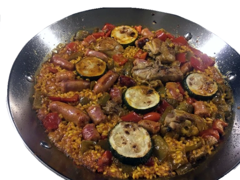 Arroz-con-salchichas